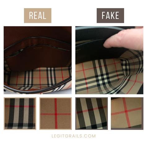 real vs fake burberry bag vintage